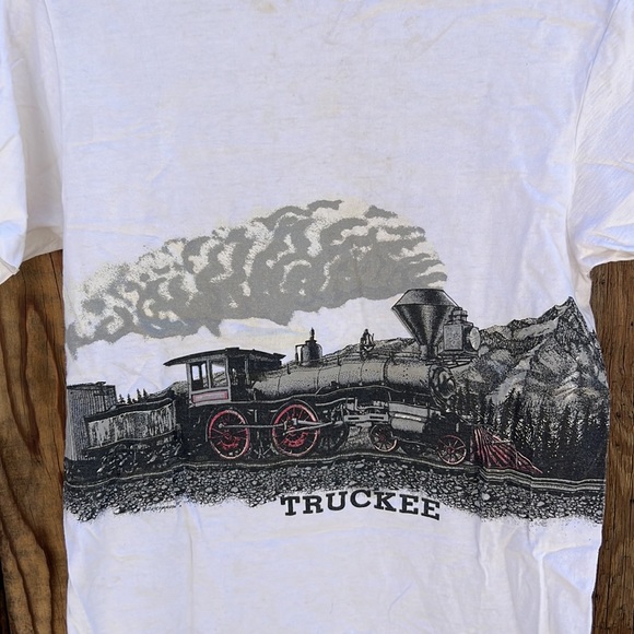 Anvil vintage T-shirt with Truckee train. Rare 1987 - Picture 2 of 16